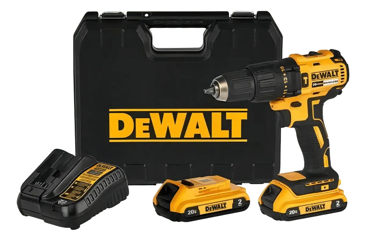 Parafusadeira e Furadeira de Impacto 13mm 20V DEWALT DCD7781D2 Com 2 Baterias, Carregador e Maleta